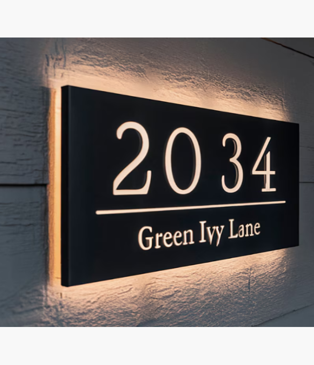 LED Acryllic box pattern sign board name plate LED Acryllic box pattern sign board name plate