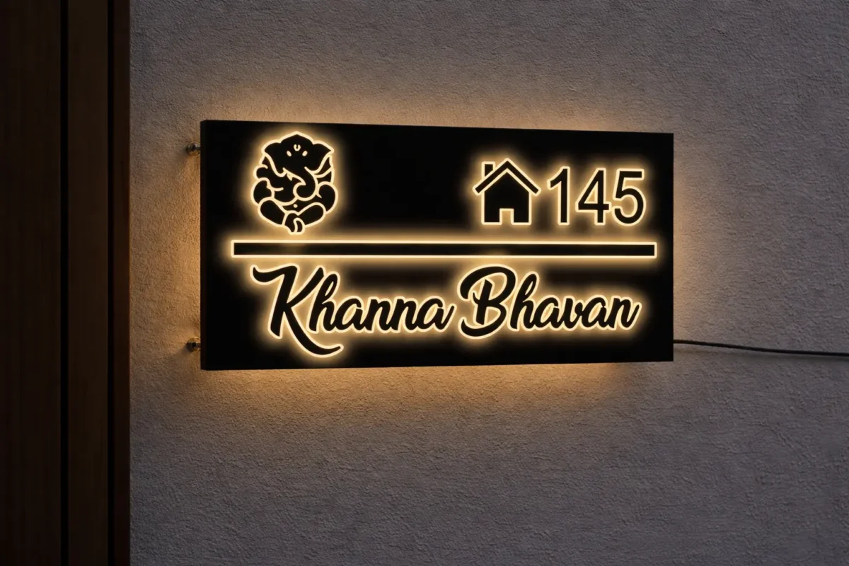 LED name plate