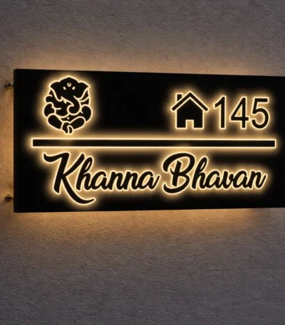 LED name plate