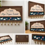Wooden Nameplate (Pichwai Art)