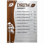 custom directory sign board