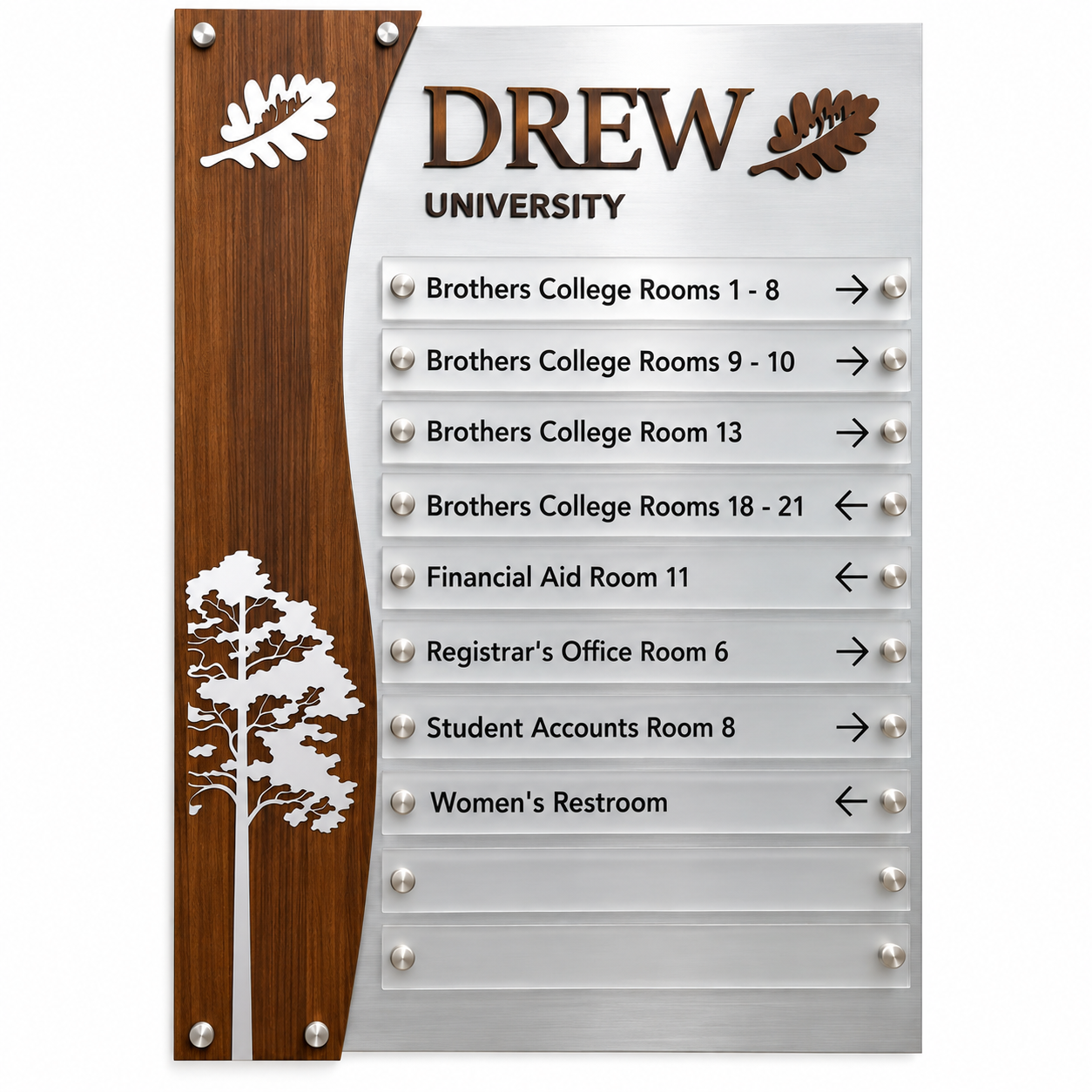 custom directory sign board custom directory sign board