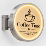 customised coffee sign board