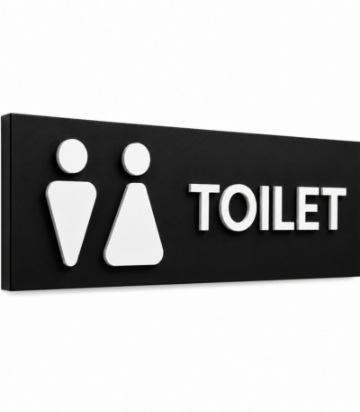 washroom sign board
